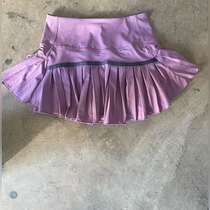 Orchid/ Lavender Girls Tennis Skirt with Bike Short underneath
